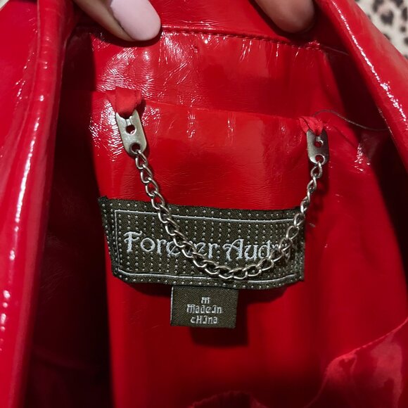 Red Rain/Trench Coat - Picture 4 of 4